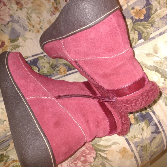 Land's End Pink Ankle Boots - Picture 6 of 6